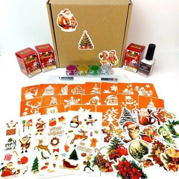 Подарунковий набір "Різдвяне диво: Чарівний Подарунок" gift-box-christmass-3kids gift-box-christmass-3kids фото