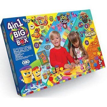 Набір для творчості "4в1 BIG CREATIVE BOX" BCRB-01-01U Укр BCRB-01-01U фото