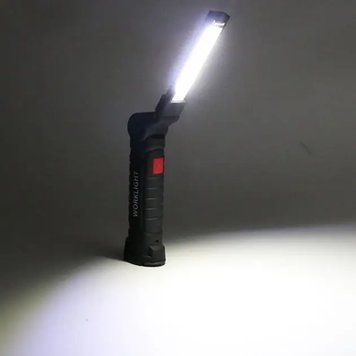 Акумуляторний ліхтар лампа світильник WORKLIGHT W-52 складаний (від USB/з МАГНІТОМ/з гачком) 540540450 фото