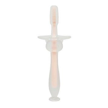 Силіконова зубна щітка Mumlove MGZ-0707(Pink) з обмежувачем MGZ-0707(Pink) фото