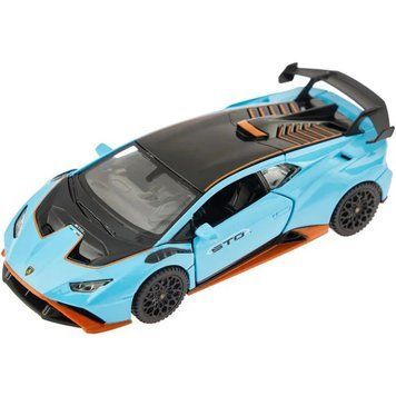 Дитяча автомодель "Lamborghini Huracan STO" Rastar 64300 блакитний, масштаб 1:32 64300 blue фото