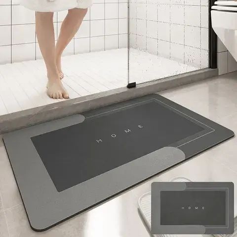 Килимок у ванну вологовбираючий суперпоглинаючий нековзний Bath Mat Super Absorbent (40х60см) M16231/2 фото