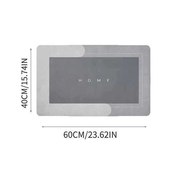Килимок у ванну вологовбираючий суперпоглинаючий нековзний Bath Mat Super Absorbent (40х60см) M16231/2 фото
