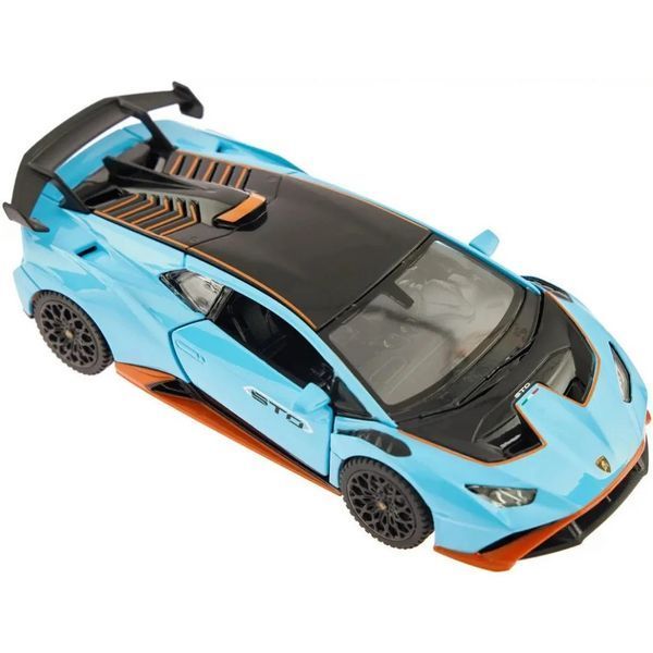 Дитяча автомодель "Lamborghini Huracan STO" Rastar 64300 блакитний, масштаб 1:32 64300 blue фото