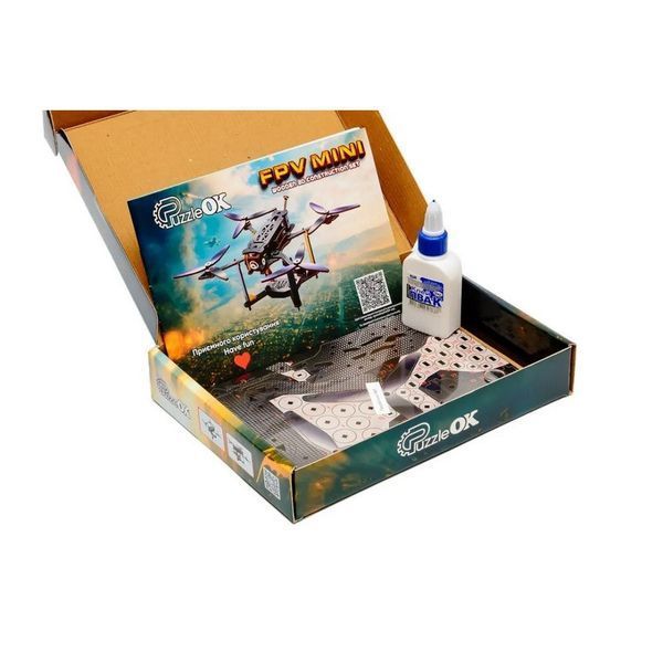 Дерев'яний 3D конструктор "FPV Mini" Puz-00953, 95 деталей Puz-00953 фото