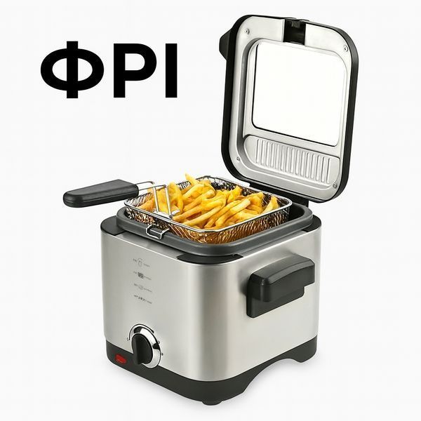 Фритюрниця Crownberg CB-5542 1,5 л 1200 Вт з терморегулятором і антипригарною чашею CB5542 фото