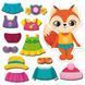 Магнітна гра Одягалка "Лисичка" Vladi Toys VT3204-33 Укр VT3204-33 фото 1