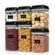 Органайзери для сипучих кухни Food Storage Container 7 Контейнерів | Набір пластикових контейнерів для круп VEN0346 фото 4