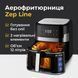 Аерофритюрниця Zepline ZP-109A 10.5 л 3500 Вт 2 ТЕНа сенсорна з формою ZP109A фото 2