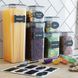 Органайзери для сипучих кухни Food Storage Container 7 Контейнерів | Набір пластикових контейнерів для круп VEN0346 фото 1