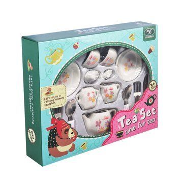 Дитячий набір посуду Tea set 868-E6-1 порцеляна, 17 предметів 868-E6-1 фото