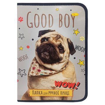Папка для ручної праці на блискавці А4 "Good Boy Wow!" АП-1002-2 АП-1002-2 фото