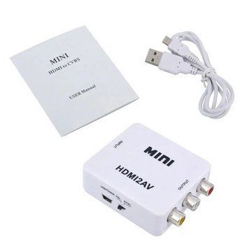 Конвертер HDMI to AV (RCA) Donli av 001 відео та звук (4273) sp8521452 фото