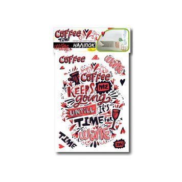 Набір декоративних наліпок А3 "Coffee time" НДН-03-2 НДН-03-2 фото