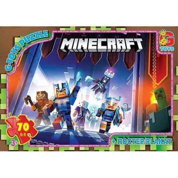 Дитячий пазл "Minecraft" MC803 плакат 70 елементів MC803 фото