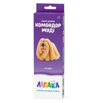 Набір пластиліну "Собаки-Друзі: Комондор Муді" ЛІПАКА 30149-UA01 самостійно твердіє 30149-UA01 фото