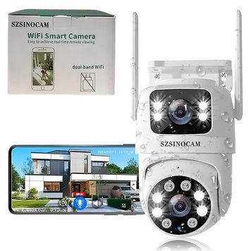 Бездротова поворотна WiFi камера SZSINOCAM TY-Q2 O-KAM Pro / Зовнішня камера відеоспостереження 509TY-Q2 фото
