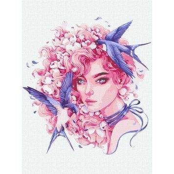 Картина за номерами "Мелодійна" &copy;lesya_nedzelska_art Ідейка KHO4958 30х40 см KHO4958 фото
