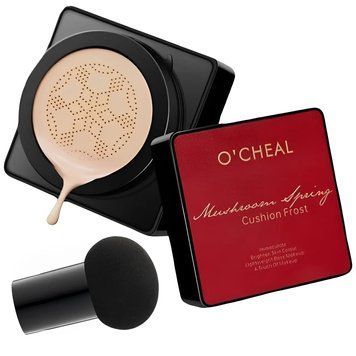 Тональний крем кушон для обличчя + спонжик Beauty Linasi Red O`CHEAL, Натуральний відтінок G0543 фото
