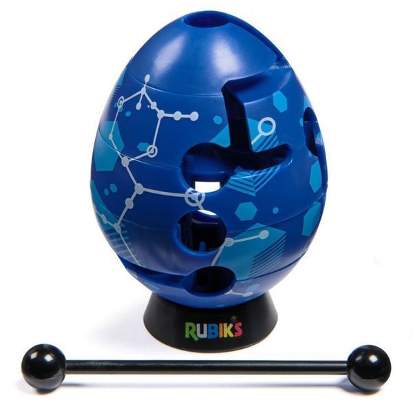 Розвиваюча Головоломка Смарт-яйце Rubik's 6071681(Blue) паличка, підставка 6071681(Blue) фото