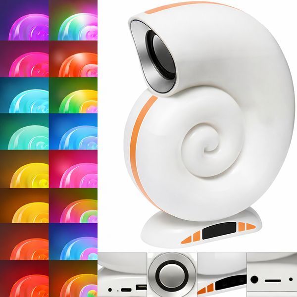 Бездротова мінірозумна смарт-колонка 4 в 1 з блютузом Сonch Music Light, 256 режимів освітлення LIGHT256 фото