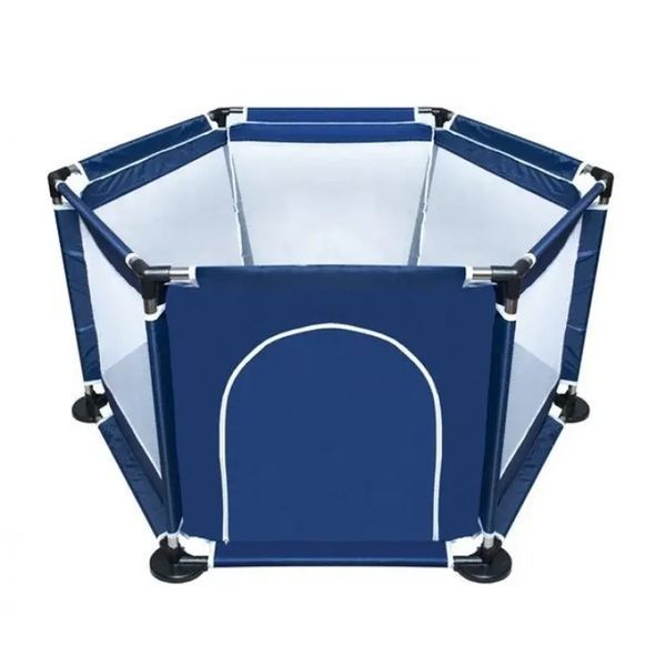 Манеж дитячий Malatec 126х109х65, 5 см темно-синій VenDNT-102 фото