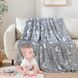 Світний теплий і ніжний плед для дітей і підлітків 100x150 Magic Blanket Сірий BLM150 фото 4