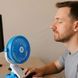 Акумуляторний міні-вентилятор з прищіпкою, USB, LY-582 / Настільний вентилятор / Вентилятор на стіл 205733 фото 2