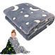 Світний теплий і ніжний плед для дітей і підлітків 100x150 Magic Blanket Сірий BLM150 фото 1