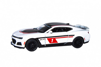 Дитяча модель машинки Chevrolet Camaro ZL1 2017 Kinsmart KT5399FW інерційна, 1:38 White KT5399FW(White) фото