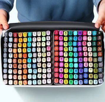 262 шт Набір двосторонніх скетч-маркерів для малюванняTouch на спиртовій основі 22112235548/262 фото