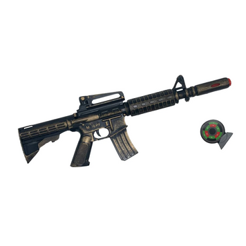 Іграшковий автомат з м'якими кулями M16 PF Golden Gun 910GG Золотий 910GG(Gold) фото