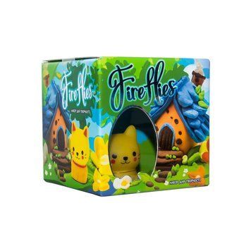Набір для творчості "Fireflies - кошеня" 30411 світильник, маса для ліплення 30411 фото