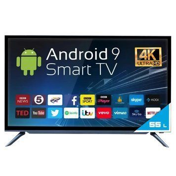 Телевізор Android TV 55" дюйми Android T2 FULL HD USB/HDMI wi-fi AZ-1129 фото