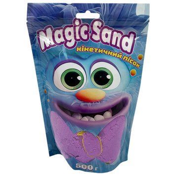 Креативна творчість "Кінетичний пісок Magic sand" 39403-4 фіолетовий 500 грам 39403-4 фото