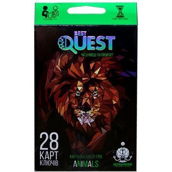 Карткова квест-гра "BEST QUEST" (укр.) BQ-01-01-04U BQ-01-02U BQ-01-02U(Green) фото