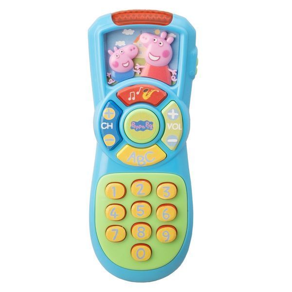 Розвиваюча іграшка "Мій перший пульт" Peppa Pig 1500025, 3 мелодії, 2 звуки 1500025 фото