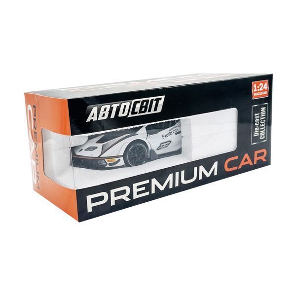 Дитяча інерційна машинка AP-2036(White) двері відчиняються, світло та звук, 1:24, 23 см AP-2036(White) фото