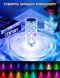 Настільна акумуляторна лампа з пультом 22 см нічник Троянда з пультом RGB Crystal Rose. CRR22 фото 3