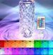 Настільна акумуляторна лампа з пультом 22 см нічник Троянда з пультом RGB Crystal Rose. CRR22 фото 1