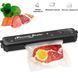 Вакуумний пакувальник для кухні чорний Вакууматор побутовий vacuum sealer Продуктовий вакуумний пакувальник для дому 37372 фото 3