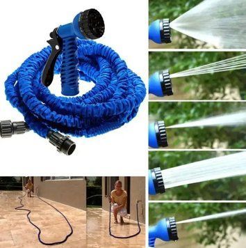 Шланг садовий поливальний X-hose, що розтягується 15м X-hose/6 фото