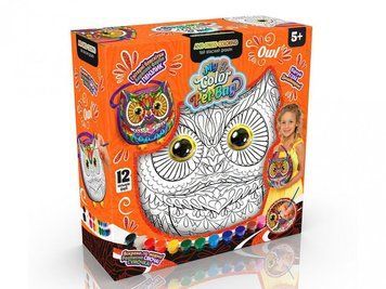 Дитяча сумка-розмальовка "My Color Pet-Bag" CPB-01-01U-2U-3U, 3 види Помаранчевий CPB-01-01U фото