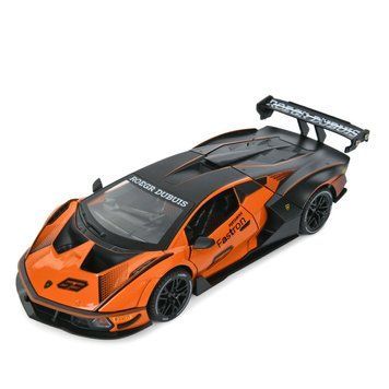 Дитяча інерційна машинка AP-2036(Orange) двері відчиняються, світло та звук, 1:24, 23 см AP-2036(Orange) фото