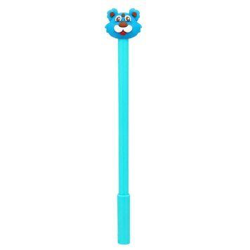 Ручка дитяча з іграшкою "Тигр" C0117-V(Blue) гелева, синя C0117-V(Blue) фото