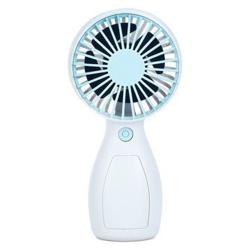 Портативний ручний вентилятор MK 5663-1(Blue) 13 см, акумулятор, USB зарядне MK 5663-1(Blue) фото