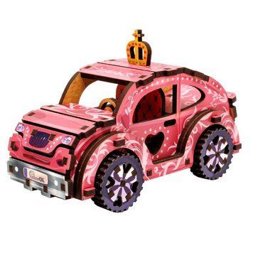 Дерев'яний 3D конструктор "Turbo Princess" Puz-00969, 70 деталей Puz-00969 фото