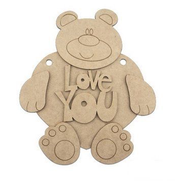 Заготовка для декорування "Love you-1" FDPO-129 FDPO-129 фото