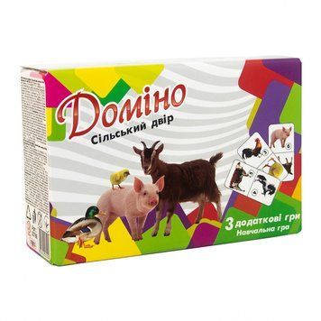 Настільна гра Доміно Сільський двір 30766 (укр.) 30766 фото