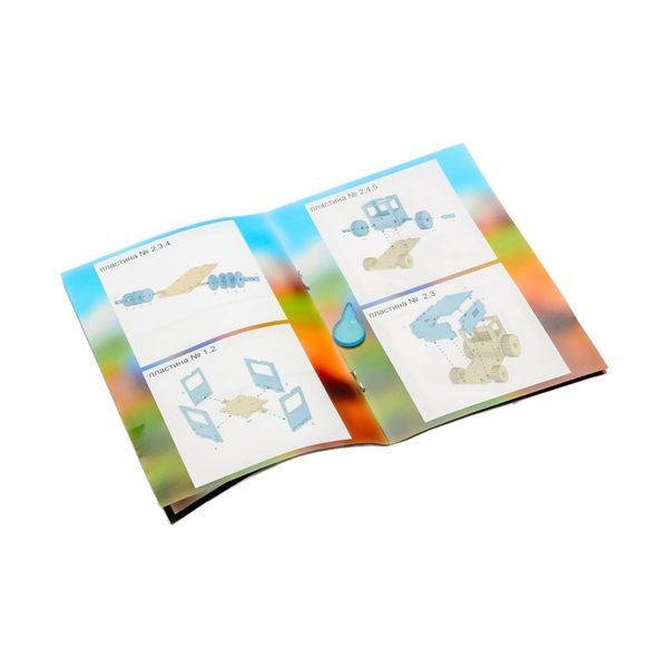 Дитячий дерев'яний 3D конструктор "Трактор" Puz-00933, 69 деталей Puz-00933 фото